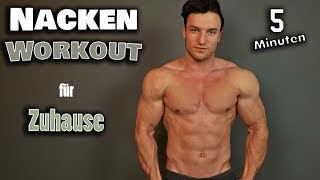 Extremes Nacken Workout für Zuhause  5 Minuten ohne Geräte [upl. by Barnabe745]