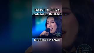 Eros Ramazzotti e Aurora cantano assieme Michelle piange [upl. by Zahc]