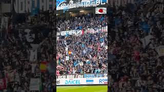 La curva del Gamba Osaka  intona la famosissima canzone napoletana Funiculì Funiculà [upl. by Nnaeirrac]