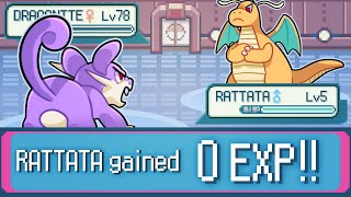 Can you beat Pokemon FireRed WITHOUT EXP [upl. by Aile]