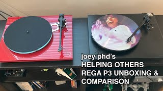 Setting up a Rega P3 with MP110 Cart and comparing to 2000s P3 with Reson RECA Cart [upl. by Bevus]