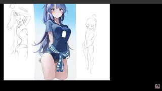 【Prop】 Hayase Yuuka 早瀬ユウカ Blue Archive  DIGITAL PAINTING  DRAWING PROCESS [upl. by Frere]