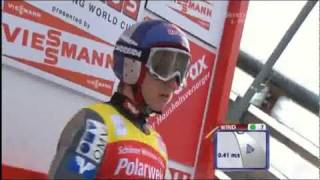 Gregor Schlierenzauer  2035m  Oberstdorf 2010 1 Durchgang [upl. by Arracot]