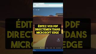 Comment Éditer des Fichiers PDF Gratuitement avec Microsoft Edge [upl. by Tertius]