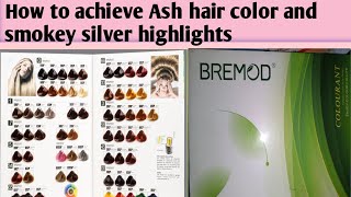 Bremode color theory Ash and silver hair color theoryHow to achieve Ashamp smokey hair color at home [upl. by Ahsino952]