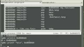 C Programming Disassembly Debugging Linux GDB [upl. by Wakeen]