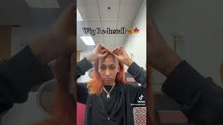 WIG INSTALL 🤓 wiginstall gingerwig fallhairstyle lahairstylist bookyourappointment [upl. by Darrin115]