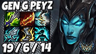 Kalista vs Jhin ADC  Gen G Peyz  Korea Challenger Patch 148 ✅ [upl. by Ellehcirt]