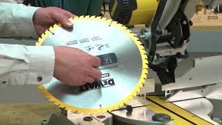 DeWALT Miter Saw Repair  How to Replace the Blade Adapter Ring [upl. by Jariv]