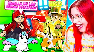 HAGO UNA BATALLA DE MASCOTAS SOLO CON LAS NUEVAS MASCOTAS en ADOPT ME SE ENFADAN en ROBLOX 😱 [upl. by Nawak]