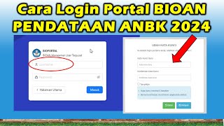 Dibahas Lengkap Cara Login BioAN dan Mendapatkan Akunnya  Pendataan Peserta ANBK 2024 [upl. by Anaer]