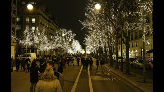 Paris  le réveillon du nouvel an 2019 sur les ChampsElysées [upl. by Yevre]