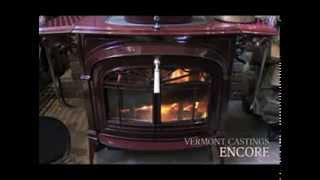 Vermont Castings  Encore TwoinOne Wood Stove [upl. by Aelahs]