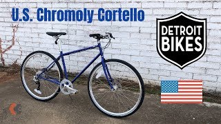 Detroit Bikes US Chromoly Cortello  Made in USA with American Chromoly Steel [upl. by Ima106]