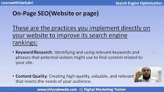 Mastering SEO Basics OnPage vs OffPage SEO Explained [upl. by Chancellor725]