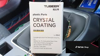 Crystal Coating  Plastic Parts  trim restoration [upl. by Rannug]