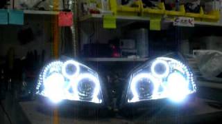 0506 Altima  55 Watt HID  BiXenon Projector RetroFit by Sick HIDs [upl. by Anawek]