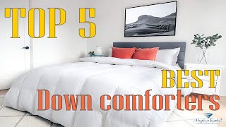 5 of the Best Goose Down Comforters Buying Guide 2022 [upl. by Austin]