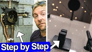 HOW TO INSTALL A SHOWER VALVE STEP BY STEP  Concealed Crosswater Crossbox [upl. by Dorisa]