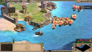 Age of Empires 2 DE Historical Battles Lepanto Hard  No Commentary [upl. by Wilmar]