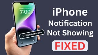 How To Fix Notifications Not Showing On iPhone Notifications Not Working Fixed [upl. by Wallraff]