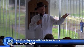 Pacifica Democrats Election Forum 81724  Greg Wright for Pacifica City Council District [upl. by Earb]