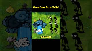 PVZ 1 Fusion Challenge 6 Plant Boxes vs 6 Zombie Boxespvz plantsvszombies pvzchallenge [upl. by Vani42]