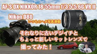 AFS NIKKOR 1855mm f3556G VRⅡとNikon D80それなりに古いデジイチとちょっと新しいキットレンズで撮ってみた・ぱんぞうのひとりごと・へた写真付き [upl. by Osbourne]