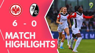 Eintracht Frankfurt vs Sport Club Freiburg  Womens Bundesliga Matchday 6 Highlights 2024 [upl. by Noivart598]