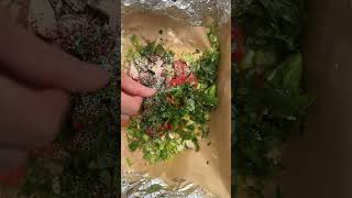 EASY 5 min Salmon recipe salmon essyrecipe simplemeals simplerecipe quickdinner [upl. by Amsden]