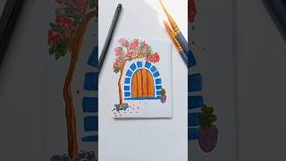 The door of a small room art shorts Adiba Islam art and craft viral [upl. by Leaper]