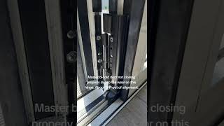 Locksmith Stories 107  Bi Fold door hinge problems in Twickenham eprlocksmith bifolddoorhinge [upl. by Ariem427]