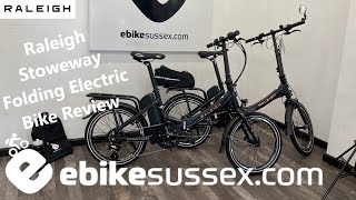 Raleigh StowEway Folding Electric Bike Review [upl. by Allimaj569]