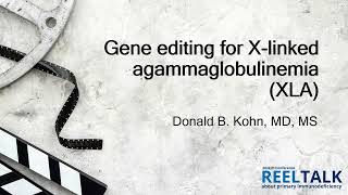 Gene editing for Xlinked agammaglobulinemia XLA 2024 PI Conference [upl. by Kayla]