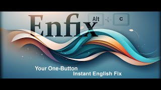 Enfix  Fix your English with 1 tap [upl. by Einiar]