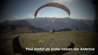 Streckenflug mit dem Gleitschirm vom Diedamskopf nach Bezau [upl. by Orms]