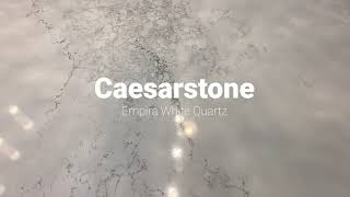 Caesarstone quartz Countertop Empira White [upl. by Hubsher524]