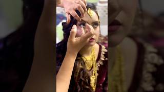 How to lens apply after Makup  lens application lens kaise lagaye lens bridalmakeup hairstyle [upl. by Earaj]