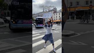 Parisians react to a Zombie shorts zombie makeupsfx [upl. by Ori148]