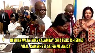 Exclusif Heritier Wata Et Mike Kalambay Chez Président Felix Tshisekedi Amida Azo Sambela Fort [upl. by Lleznov]