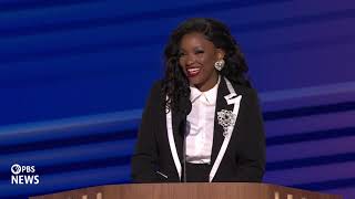 WATCH Rep Jasmine Crockett speaks at 2024 Democratic National Convention  2024 DNC Night 1 [upl. by Ylecara]