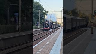 Stoomtrein komt door Rosmalen shortvideo train trainspotting steamengine [upl. by Eelyk567]