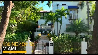 130 NE 45th St Miami FL 4 Bed 35Bath Pool home w Cottage [upl. by Anauq]