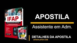 Apostila Concurso IFAP 2024 PDF Assistente em Administração – Técnico Administrativo [upl. by Hung258]