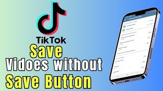 How to download tiktok video without save option 2024Easy guide [upl. by Llorrad151]