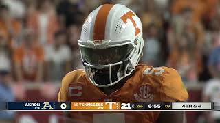 2022 Tennessee vs Akron full game condensed 29 minutes [upl. by Elleval]