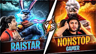 RAISTAR VS NONSTOP GAMING  NG ESPORTS VS RAISTAR GYANGAMING 4 VS 4 FIGHT  Garena Free Fire [upl. by Pirbhai]