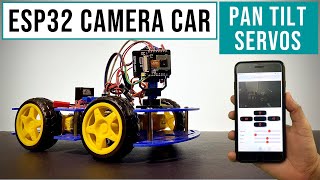 Camera Car With Pan Tilt Control  ESP32Cam [upl. by Gaston]