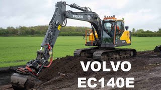 Volvo EC140E with Rototilt volvo tiltrotator [upl. by Sly]