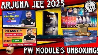 PW Arjuna JEE 2025 Module Unboxing  PW Arjuna JEE 2025 Books And Notebooks Unboxing  📕📔 [upl. by Neehahs]